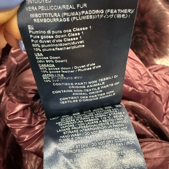 Herno- Claudia Shorter Fitted Jacket- wine color Size 40 - Picture 8 of 8